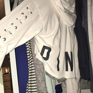 cute cropped hoodie only worn once(for trade)